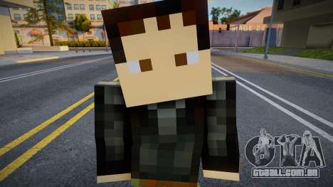 Minecraft Ped Claude para GTA San Andreas