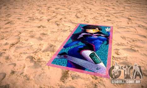 Texturas de toalha de praia para GTA San Andreas