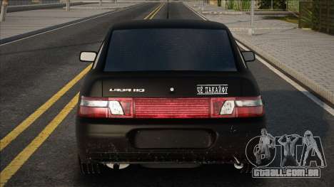 Vaz 2110 Black para GTA San Andreas