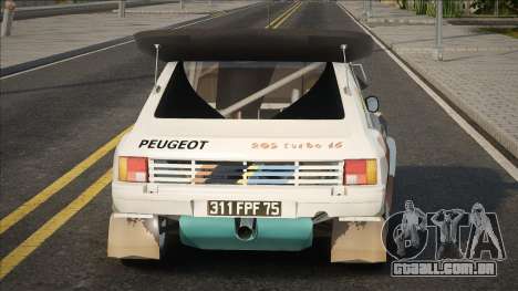 Peugeot 205 Turbo para GTA San Andreas