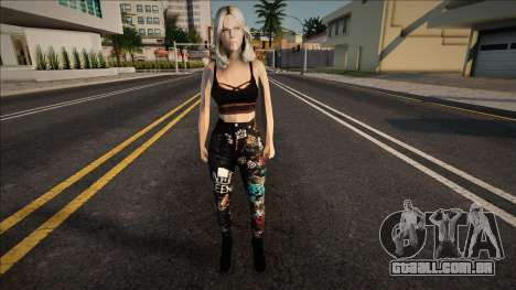Diana em roupas casuais para GTA San Andreas