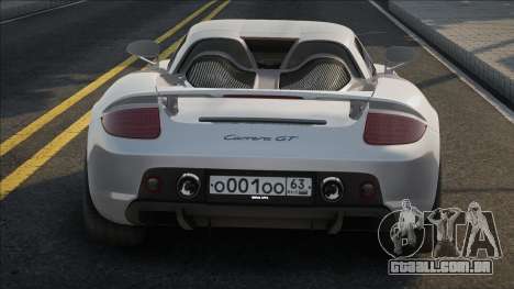 Porsche Carrera GT White para GTA San Andreas