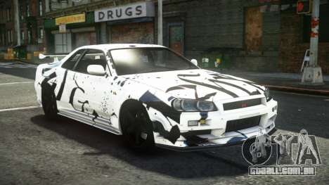 Nissan Skyline R34 F-Sport S7 para GTA 4