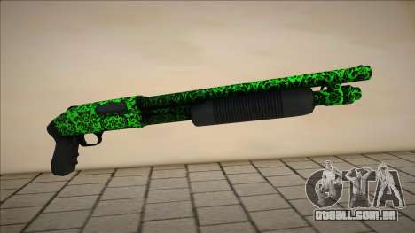 Chromegun [Green] para GTA San Andreas