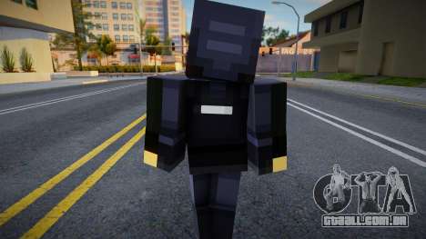 Minecraft Ped SWAT para GTA San Andreas