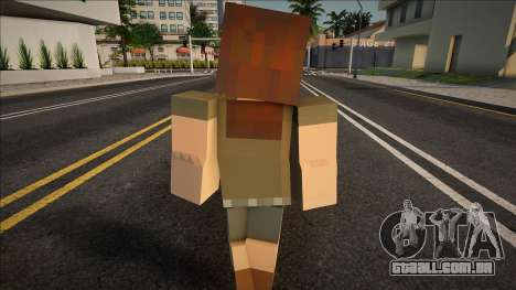 Minecraft Ped Dwfylc1 para GTA San Andreas