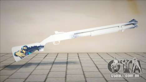 White Chromegun para GTA San Andreas