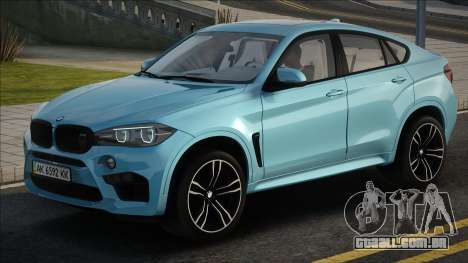 BMW X6M UKR Plate para GTA San Andreas