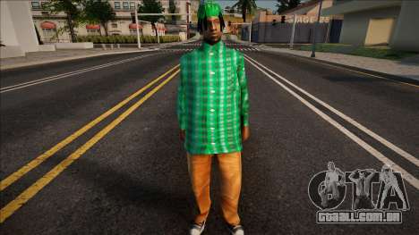 Fam 2 Green Style para GTA San Andreas