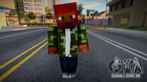 Minecraft Ped Emmet para GTA San Andreas