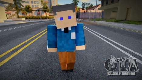 Minecraft Ped FBI para GTA San Andreas