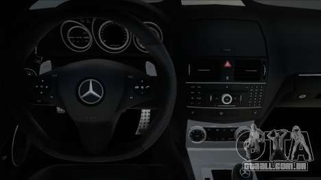 Mercedes-Benz C63 AMG Whit para GTA San Andreas