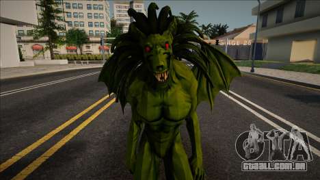 Demonio 2 Color Verde Porteada de GTA 5 para GTA San Andreas