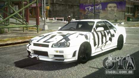 Nissan Skyline R34 F-Sport S7 para GTA 4