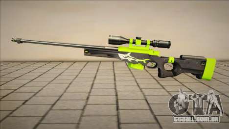 Green Sniper Rifle 1 para GTA San Andreas