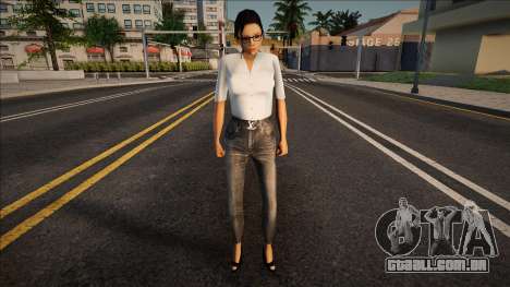 Alissa Nottingham Aqua Outfit para GTA San Andreas