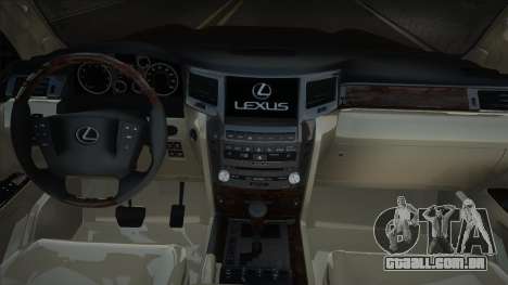 Lexus LX570 Invader Blek para GTA San Andreas
