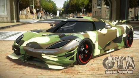 Koenigsegg Agera One FSR S1 para GTA 4