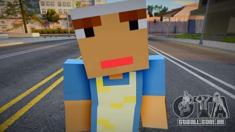 Minecraft Ped Bmori para GTA San Andreas