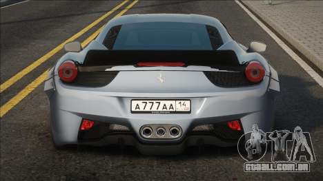 Ferrari 458 Dia para GTA San Andreas