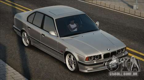 BMW E34 M5 Silver para GTA San Andreas