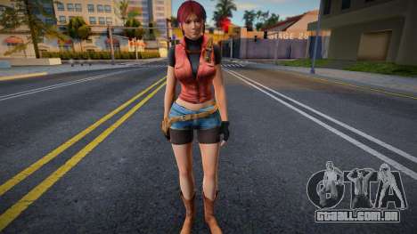 DOA Hitomi [Claire Redfield Cosplay] para GTA San Andreas