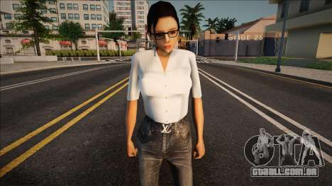 Alissa Nottingham Aqua Outfit para GTA San Andreas