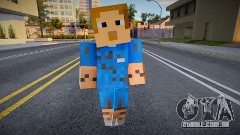 Minecraft Ped Dwayne para GTA San Andreas