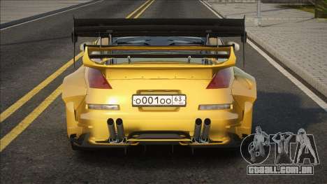 Nissan 350Z Yellow para GTA San Andreas