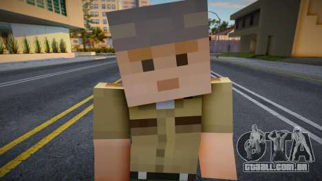 Minecraft Ped Dsher para GTA San Andreas