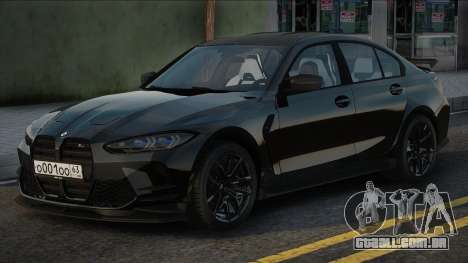 BMW M3 G80 Blek para GTA San Andreas