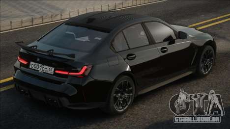 BMW M3 G80 Blek para GTA San Andreas