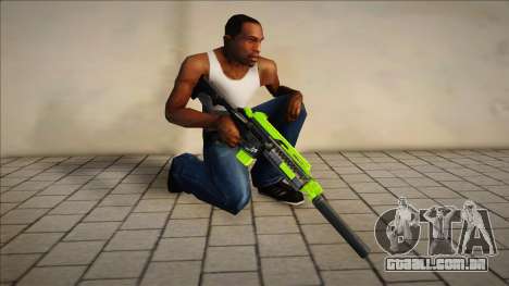 Green MP5lng para GTA San Andreas