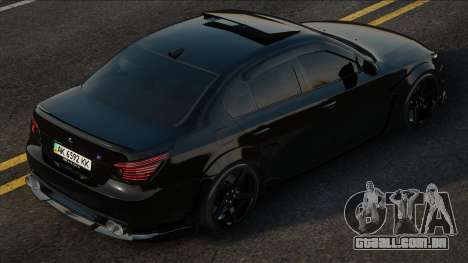 BMW M5 E60 Black ver para GTA San Andreas