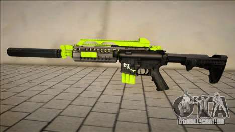 Green MP5lng para GTA San Andreas