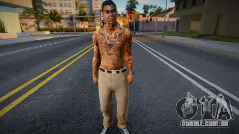 Tattoo man [Face and body] para GTA San Andreas