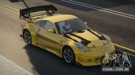 Nissan 350Z Yellow para GTA San Andreas