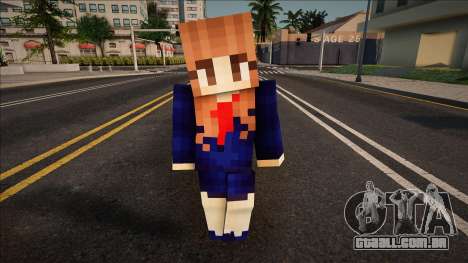 Minecraft Ped Wfystew para GTA San Andreas