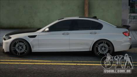 BMW M5 F10 White para GTA San Andreas