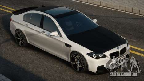 BMW M5 F10 White para GTA San Andreas