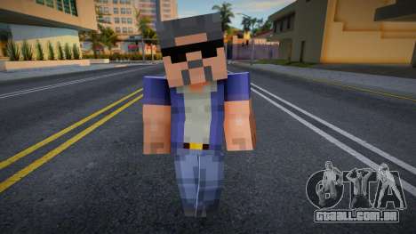 Minecraft Ped Dwmolc para GTA San Andreas