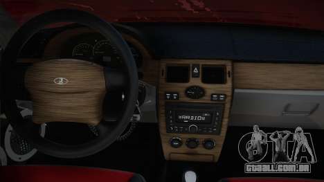 Lada Priora Black Gr para GTA San Andreas