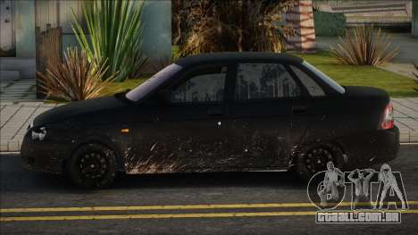 Lada Priora Black Gr para GTA San Andreas