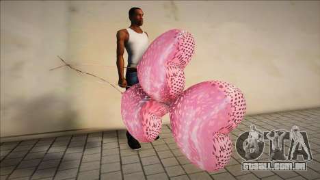 Balões Coração Rosa para GTA San Andreas