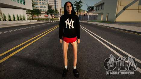 Sexy Girl Skin3 para GTA San Andreas