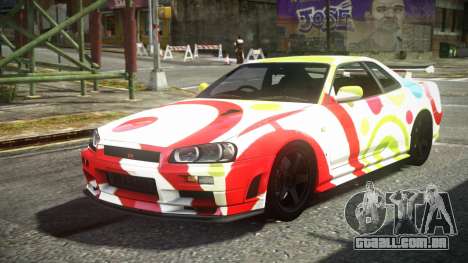 Nissan Skyline R34 F-Sport S2 para GTA 4