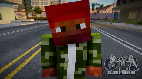 Minecraft Ped Emmet para GTA San Andreas