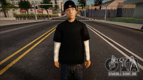 Jovem gângster em um chapéu para GTA San Andreas