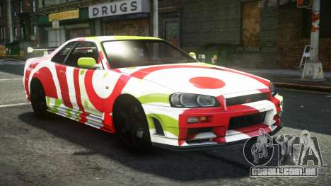 Nissan Skyline R34 F-Sport S2 para GTA 4