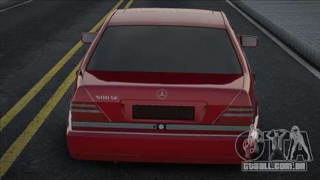 Mercedes-Benz 500 SE Red para GTA San Andreas